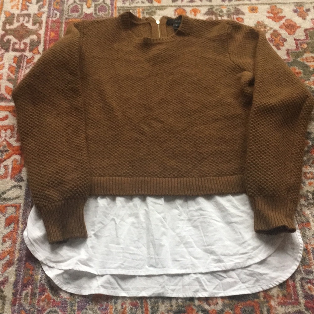 Multi layered sweater
